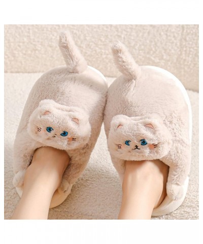 Slide on Slippers for Women with Arch Support Slippers House Shoes Cute Animal Indoor And Memory Foam Womens Beige $14.38 Sli...