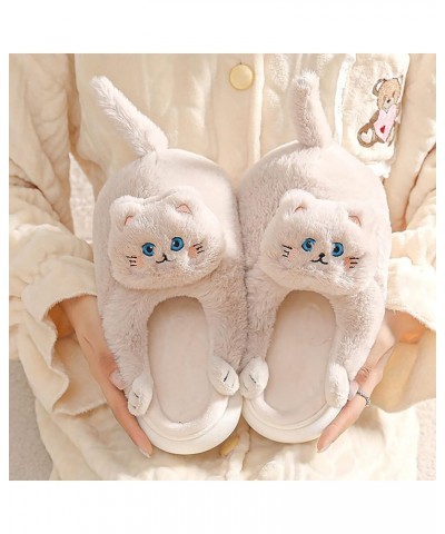 Slide on Slippers for Women with Arch Support Slippers House Shoes Cute Animal Indoor And Memory Foam Womens Beige $14.38 Sli...