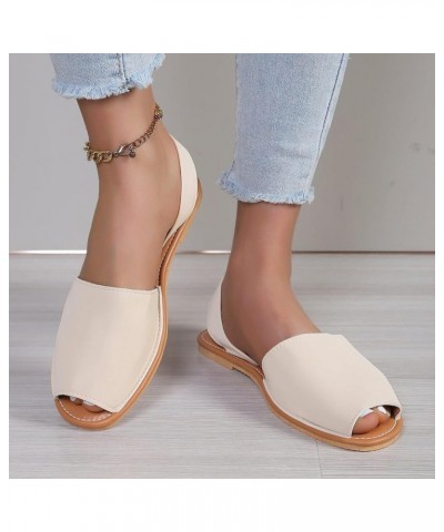 Slide Sandals for Women Dressy Platform Walking Wedgesls Sandals Lightweight Breathable Shoes 5-nrny-4-white $15.42 Sandals