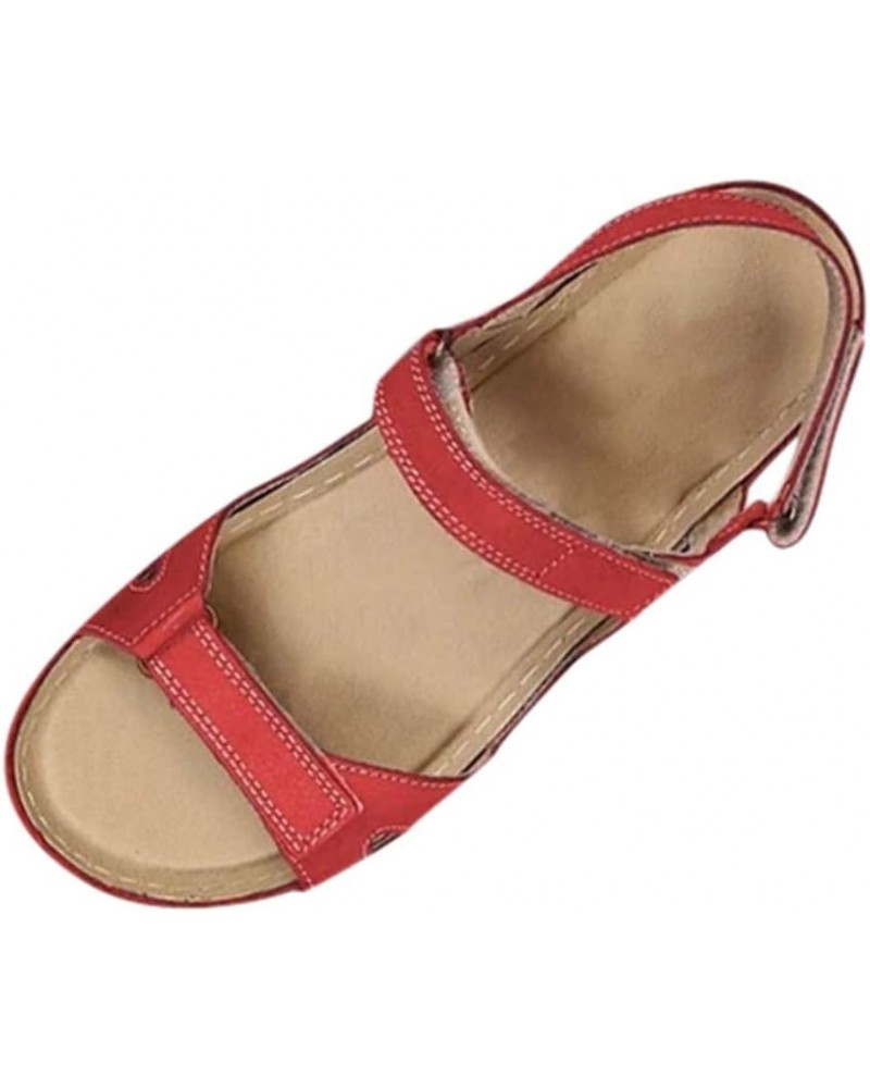 Women Arch Support Cushioned Thick Sole Flip Flop Thong Sandal Two Strap Non-Slip High Block Chunky Sandals Shoes 88-ibzwp-re...