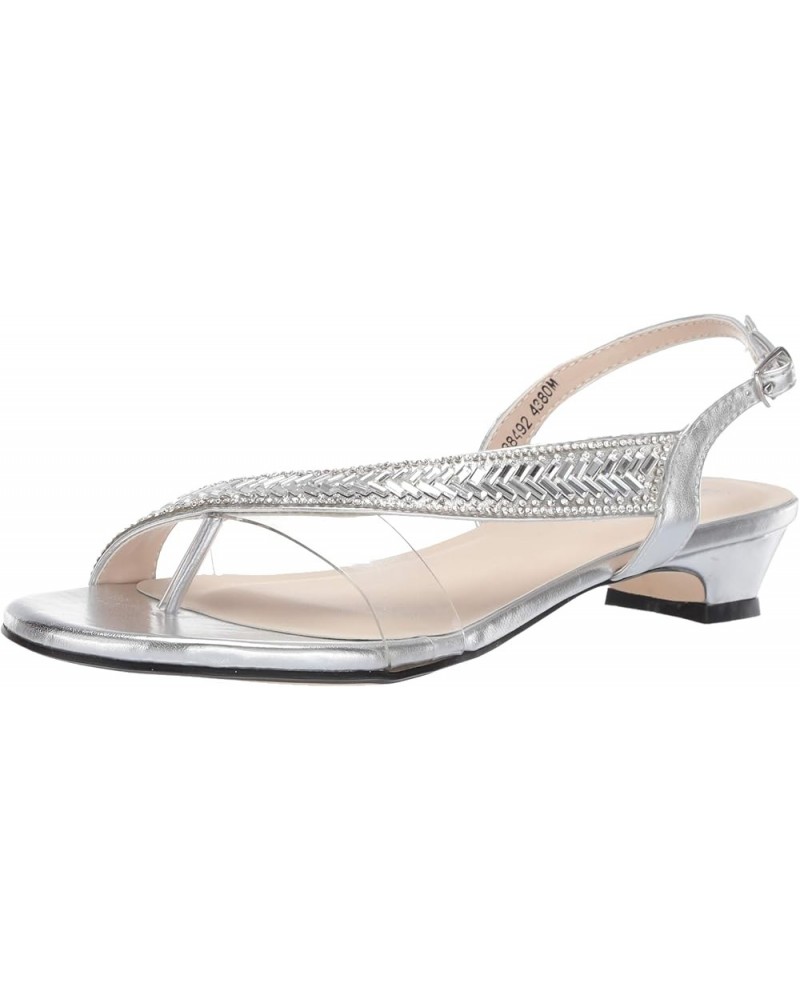 Women's Eleanor Sandal Silver $23.07 Sandals