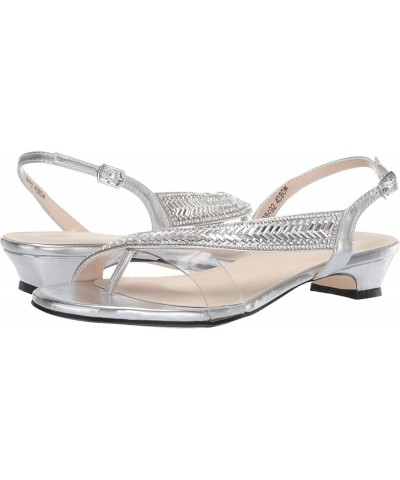 Women's Eleanor Sandal Silver $23.07 Sandals