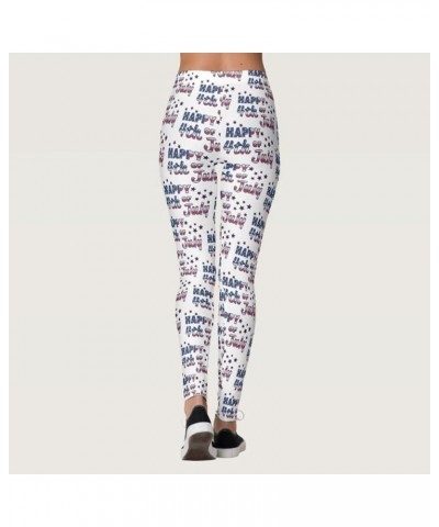 Patriotic Pants Leggings Pilates Women Custom Color Running for Yoga USA Flag Yoga Pants White - 2024 Pants for Unisex Adult ...