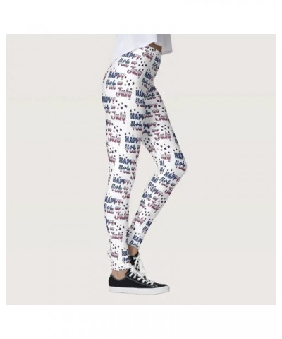 Patriotic Pants Leggings Pilates Women Custom Color Running for Yoga USA Flag Yoga Pants White - 2024 Pants for Unisex Adult ...