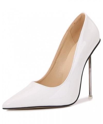 12CM/4.72IN Women Sexy Pointed High Heels Stiletto Party Club High Heels Shoes Fashion Wedding Dress Shoes Pumps White $29.02...