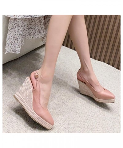 Platform Pumps Shoes For Women Wedges Heels Comfortable Platform Women sandals Black Platform Heels For Women Heeled S Rose G...