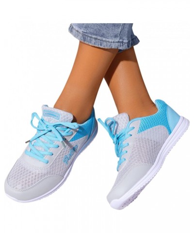 for Women's Breathable Fashion Slip Casual On Shoes Mesh Women's All Birds Sky Blue $12.90 Outdoor Shoes