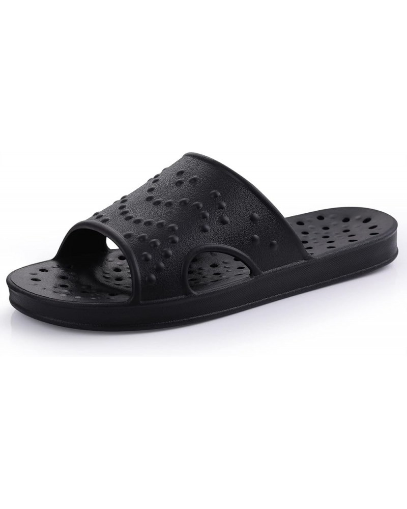 Shower Shoes for Women with Arch Support Quick Drying Pool Slides Lightweight Beach Sandals with Drain Holes Black $10.91 San...