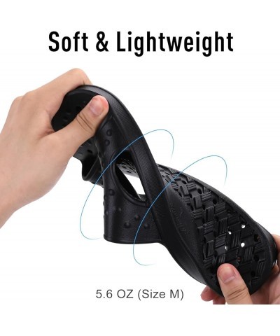 Shower Shoes for Women with Arch Support Quick Drying Pool Slides Lightweight Beach Sandals with Drain Holes Black $10.91 San...