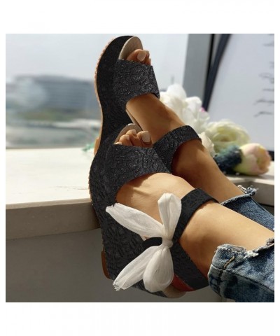 Block Heel Sandals Wide Width, Open Toe Ankle Strap Chunky Heel Pump Sandals Party Wedding Strappy Buckle Sandals Black $21.0...