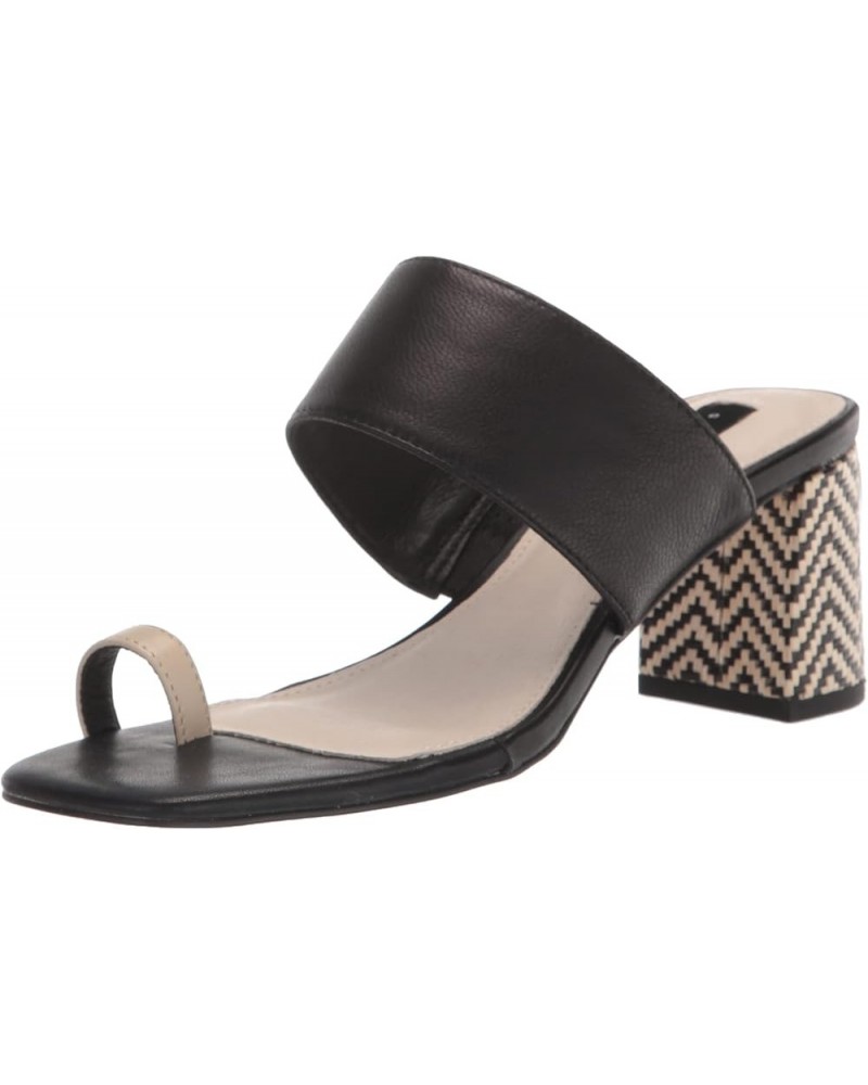 Women's Bold Heeled Sandal Black $24.42 Sandals