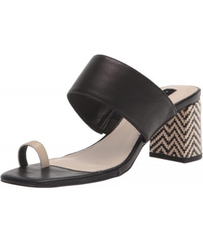 Women's Bold Heeled Sandal Black $24.42 Sandals