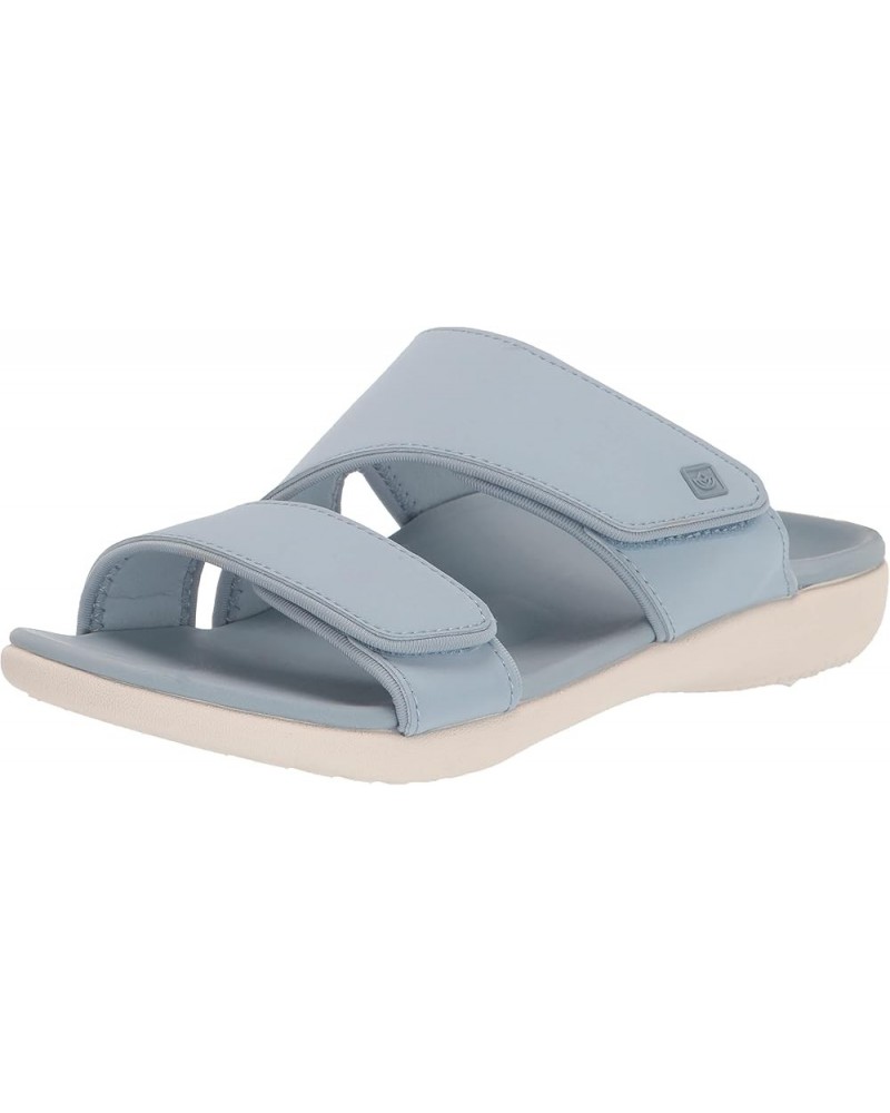 women's Comfort Slide Sandal Blue Fog $18.43 Sandals