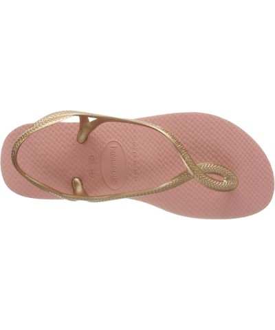 Women's Slim Flip Flop Sandals Gold(rose Nude) $14.95 Sandals