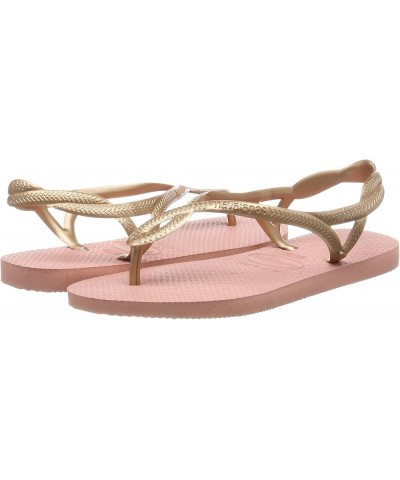 Women's Slim Flip Flop Sandals Gold(rose Nude) $14.95 Sandals