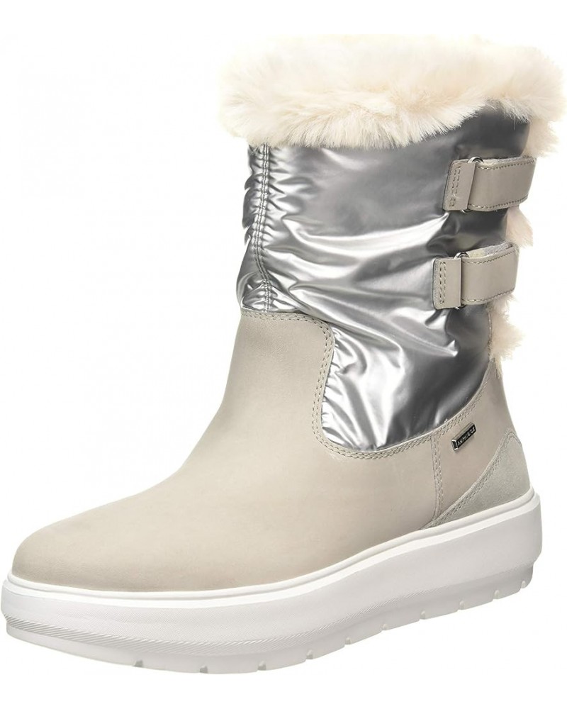 Womens Snow Boot Lt Grey Silver $49.41 Outdoor Shoes