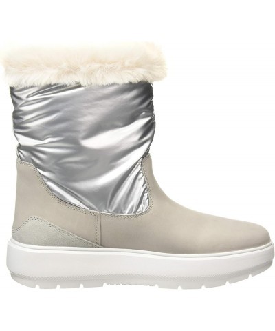 Womens Snow Boot Lt Grey Silver $49.41 Outdoor Shoes