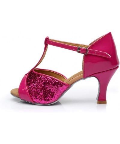 Criss Cross Buckle Heel Sandals for Women Dressy Summer Peep toe Kitten Heel Summer Sandals for Women 2022 Hot Pink $11.88 Sa...