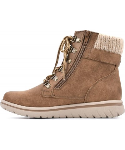 Women's Hearty Boot Tan/Fabric/Sweater $28.14 Boots