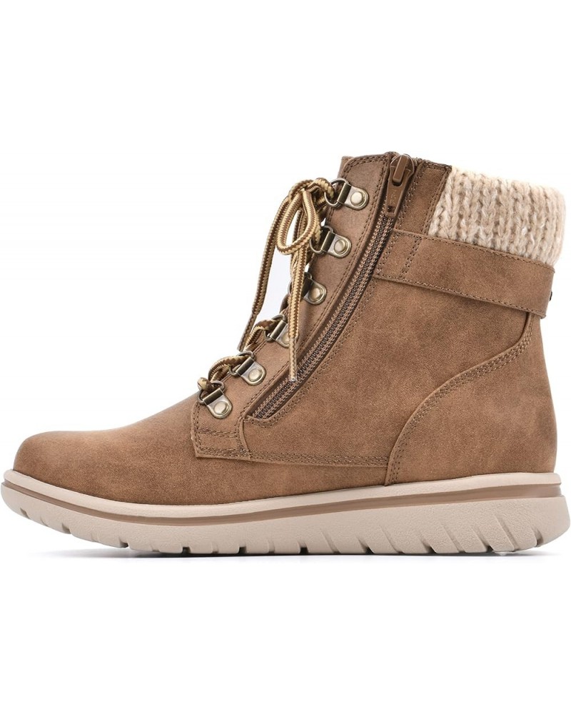 Women's Hearty Boot Tan/Fabric/Sweater $28.14 Boots