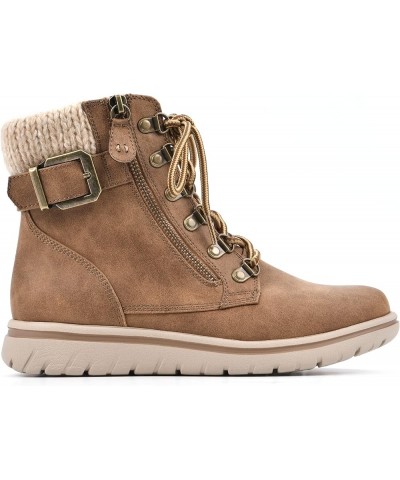 Women's Hearty Boot Tan/Fabric/Sweater $28.14 Boots