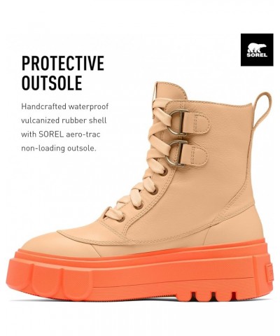 Women's Caribou X Boot Lace Waterproof Boots Ceramic, Optimized Orange $90.94 Outdoor Shoes