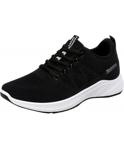 Summer Comfortable Lightweight Walking Shoes Single Mesh Breathable Shoes Slip Sports Shoes Womens Sneaker Wedge Size 11 Blac...