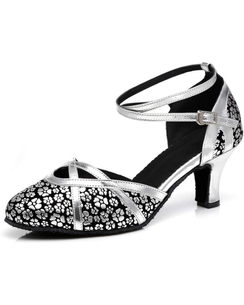 Women's Designer Classic Comfort Tango Latin Dance Shoes Fashion Wedding Pumps Silver $17.94 Athletic Shoes