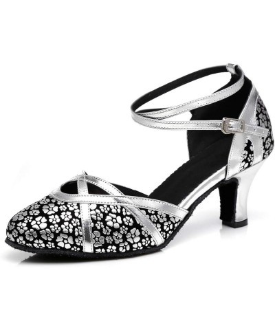 Women's Designer Classic Comfort Tango Latin Dance Shoes Fashion Wedding Pumps Silver $17.94 Athletic Shoes