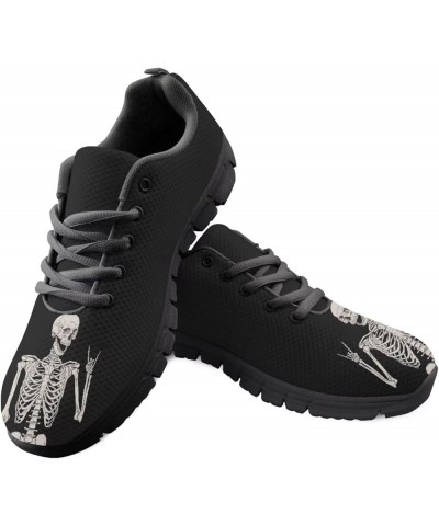 Funny Graphic Shoes for Women Walking Shoes Fashion Road Running Shoes Athletic Shoes Basic Trainers Funny Skull $18.80 Athle...